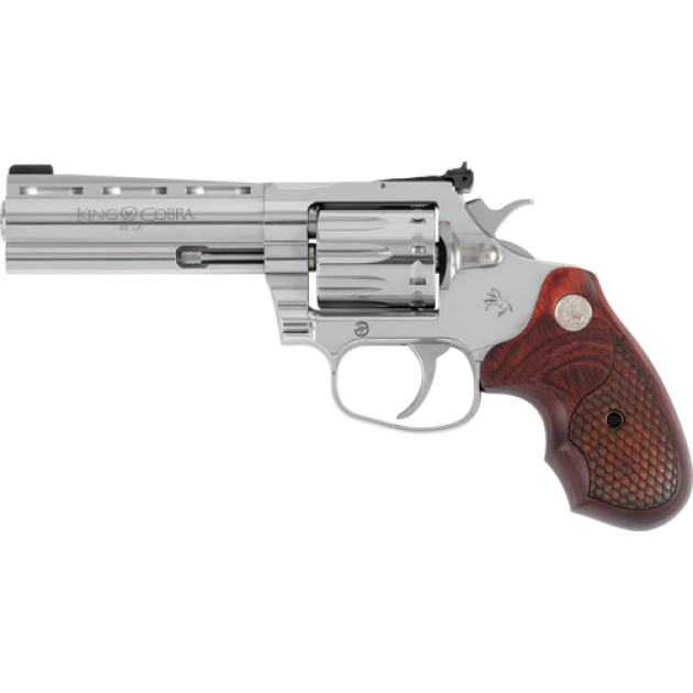 COLT KING COBRA 22LR 4.25" - STAINLESS SNAKE GRIPS (TALO)