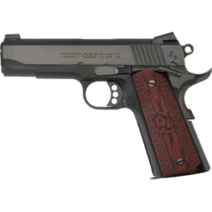 COLT LW COMMANDER 45ACP - 8-SHOT BLUED G10 GRIPS