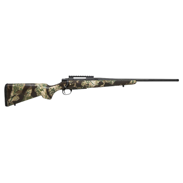 Howa HCSL308GRN 1500 Superlite Full Size 308 Win 5+1 20" Blued Threaded Barrel, Blued Picatinny Rail Steel Receiver, Green w/Black Webbing Fixed Stocky's Synthetic Stock