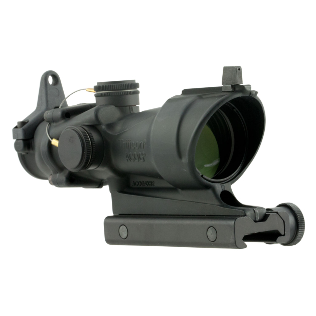 Trijicon 100091 ACOG Black Hardcoat Anodized 4x32mm Illuminated Amber Crosshair 223 Reticle