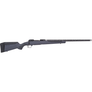 Savage Arms 57583 110 UltraLite Full Size 6.5 PRC 2+1 24" Carbon Fiber Threaded Barrel, Black Melonite Drilled & Tapped Stainless Steel Receiver, Adj AccuStock Gray Synthetic Stock, Right Hand