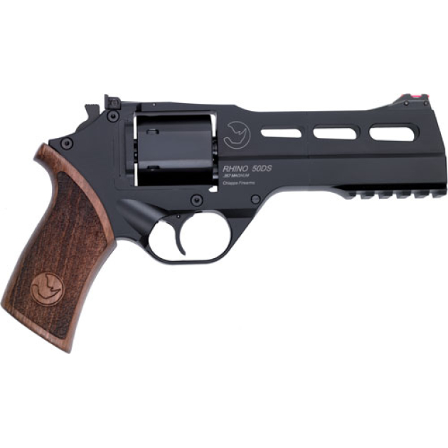 CHIAPPA RHINO 50DS 357MAG - 5" ADJ. SIGHT BLACK/WALNUT.