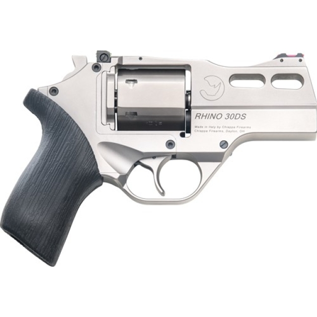 CHIAPPA RHINO 30DS 357MAG - 3" ADJ. SIGHT CHROME/RUBBER
