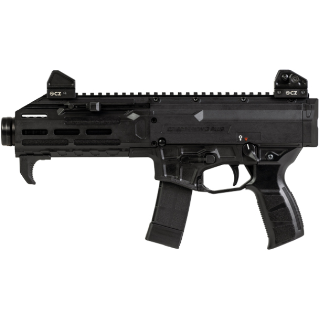CZ SCORPION 3 PLUS 9MM 7.8"BBL - 5 20-SHOT MAGAZINES BLACK