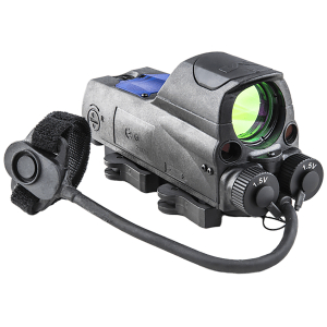 Meprolight USA 0687743 MOR PRO Black 1 x 30 mm 2.2 MOA Dot/Bullseye Reticle Green & IR Laser