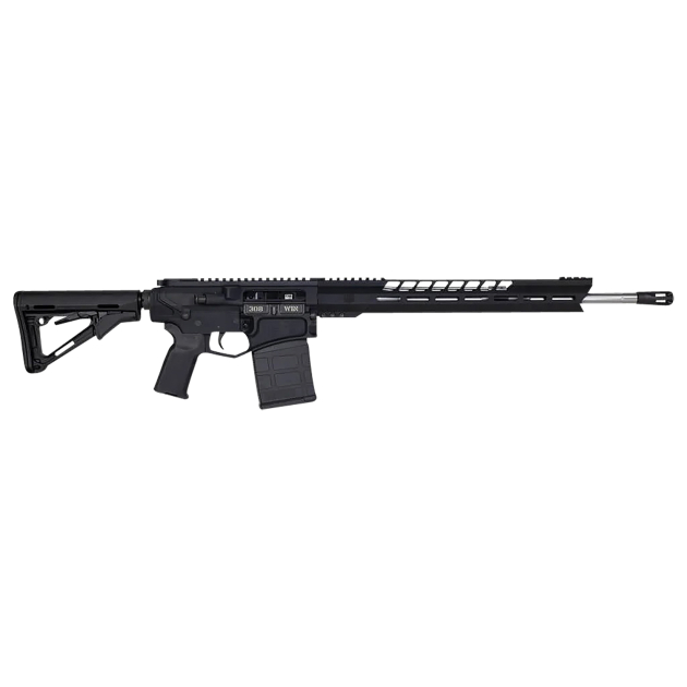 Diamondback DB1032C001 DB10 308 Win 18" 20+1 Black Adjustable Magpul CTR Stock Black Magpul MOE K2 Grip with Black Gold Lower 15" M-Lok