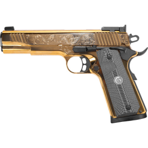 GIRSAN MC1911 MATCH GOV'T - ENGRAVED 45ACP ADJ. SGT GOLD - Image 3