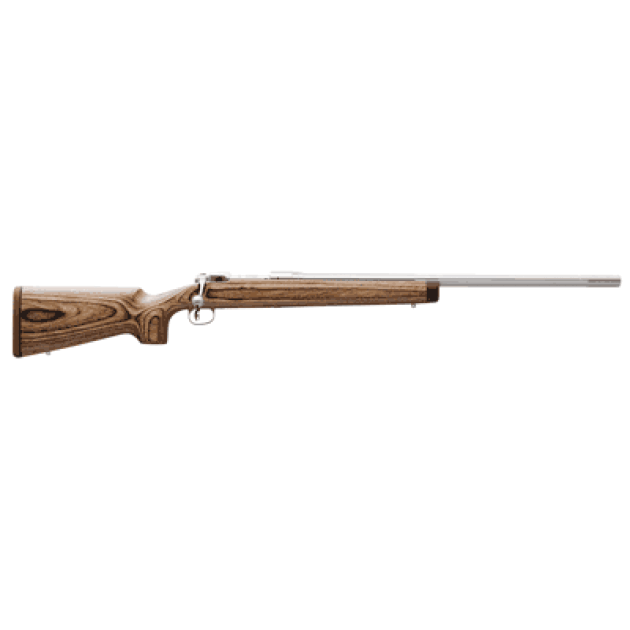 SAVAGE 12BVSS VARMINT 22-250 - 26" FLUT HB ACU-TGR SS/BRN LAM
