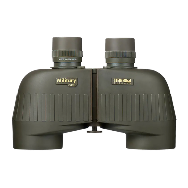 Steiner 2650 M750r Tactical 7x50mm Range Finding Reticle Floating Prism, Green Rubber Armor Makrolon