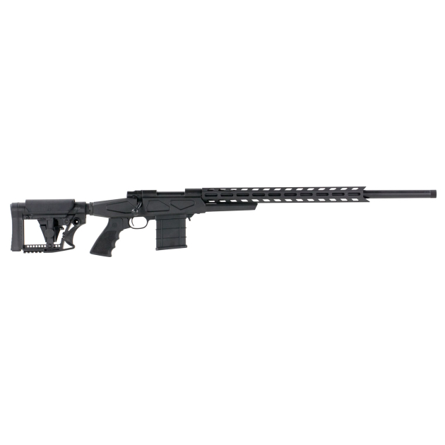 Howa HCRA73102 M1500 APC Chassis 308 Win 10+1 24" Heavy Threaded Barrel, 6 Position Luth-AR MBA-4 w/Aluminum Chassis Stock, Polymer Grip