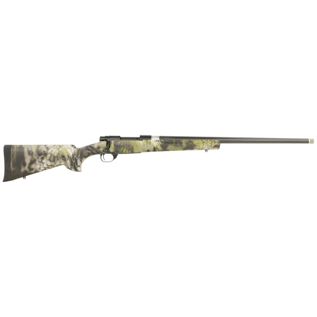 Howa HGCF308KAC M1500 HS Precision 308 Win 5+1 24" Threaded Carbon Fiber Barrel, Black Rec, Kryptek Altitude HS Precision Stock