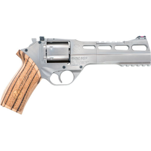 CHIAPPA RHINO 60DS 357MAG - 6" ADJ. SIGHT CHROME/WALNUT