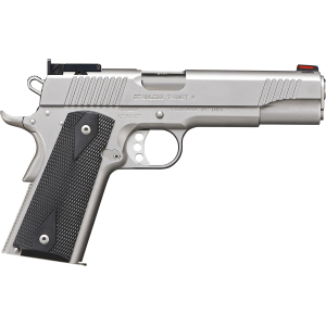 Kimber Mfg.,inc 3200107CA Stainless Target II (CA) 10mm 8+1 5" Satin Silver Front Serrations Stainless Steel Slide Black Synthetic Double-Diamond Checkering Grip
