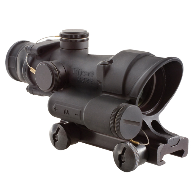 Trijicon 100190 ACOG Black Hardcoat Anodized 4x 32mm LED Illuminated Red Crosshair .223/5.56 BDC Reticle