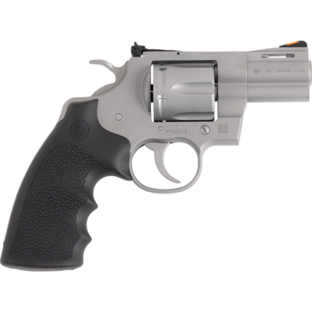 COLT PYTHON 357MAG 2.5" MATTE - SS ADJ SIGHT HOGUE GRIPS