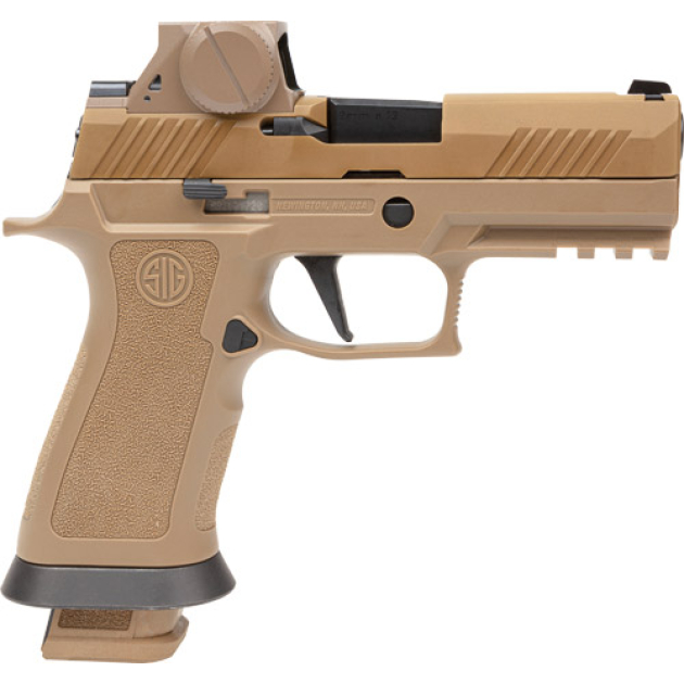 SIG M18 X SERIES RX 9MM 3.9" - (3)21RD ROMEOM17 COYOTE X-GRIP