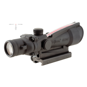 Trijicon 100154 ACOG Black Hardcoat Anodized 3.5x35mm Illuminated Red Horseshoe .308/7.62 BDC Reticle