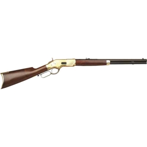 CIMARRON 1866 YELLOWBOY 38SP - 20" OCTAGON BRASS/BLUED WALNUT