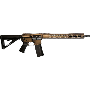 Black Rain BROSS2020FRBB Fission  5.56x45mm NATO 16" 30+1 Bronze Battleworn Cerakote Black Adjustable Magpul MOE Stock