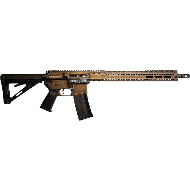 Black Rain BROSS2020FRBB Fission  5.56x45mm NATO 16" 30+1 Bronze Battleworn Cerakote Black Adjustable Magpul MOE Stock