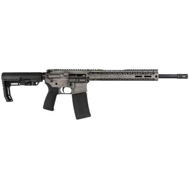 Black Rain BROFUSIONTB Spec + Fusion 5.56x45mm NATO 16" 30+1 Titanium Battleworn Cerakote 6 Position MFT Minimalist Stock
