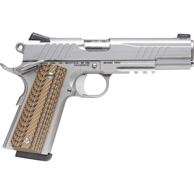 SAV 1911 GOVT 9MM 10R SS RAIL
