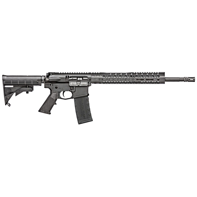 Black Rain Ordnance TYRANT300BLK Tyrant  300 Blackout 16" 30+1 Black Anodized Rec Black Adjustable Stock Black Polymer Grip Right Hand