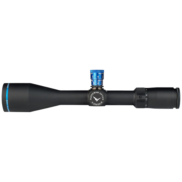 Huskemaw Optics 10520BDMB Blue Diamond Black 5-20x50mm 30mm Tube, HuntSmart Reticle