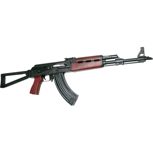 Zastava ZPAPM70 AK-47 Rifle BULGED TRUNNION 1.5MM RECEIVER - Blood Red Handguard | 7.62x39 | 16.3" Chrome Lined Barrel | Folding Triangle Stock