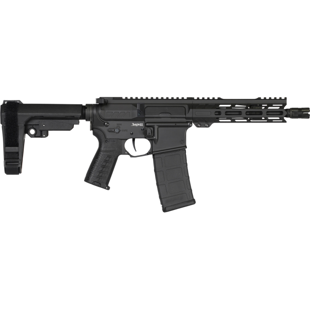 CMMG Banshee Mk4 Pistol - Black | 300 BLK | 8" Barrel | 7" M-LOK Handguard | SBA3 Arm Brace