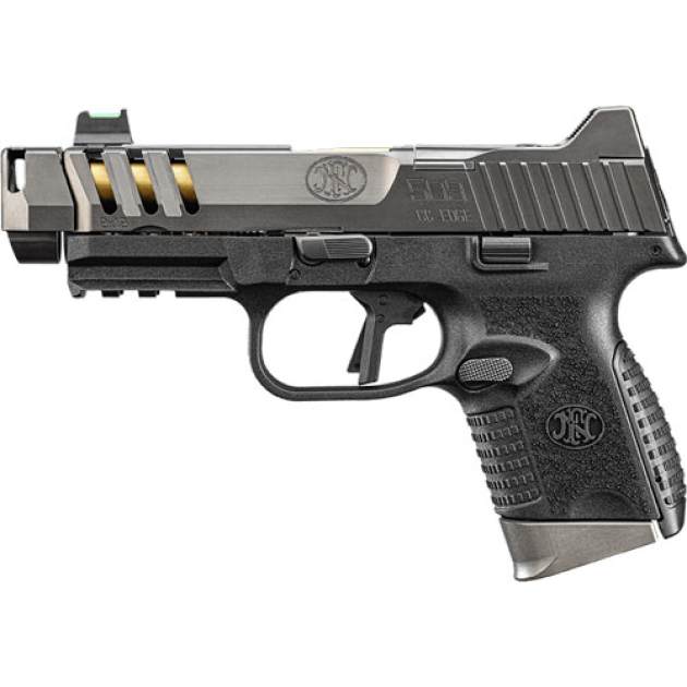 FN 509 CC EDGE COMPENSATOR - 9MM 2-15RD 1-12RD BLACK/GRAY