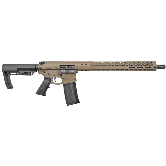 Black Rain BRO-20102901 Billet  5.56x45mm NATO 16" 30+1 Flat Dark Earth Cerakote Black 6 Position MFT Minimalist Stock Black MFT Grip Right Hand