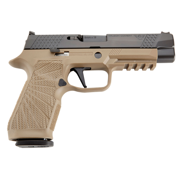 Wilson Combat SIGWCP320F9TATS P320  9mm Luger 4.70" 17+1 Tan Black DLC Stainless Steel Slide Tan Polymer Grip