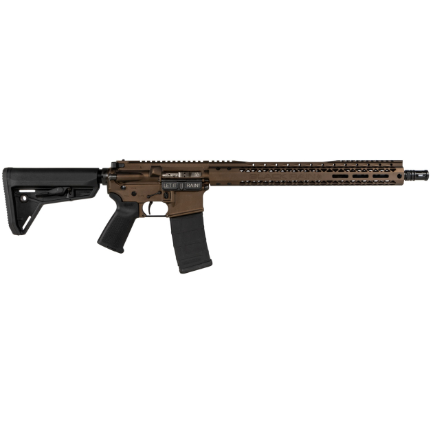 Black Rain Ordnance BROSSPMB SSP  5.56x45mm NATO 30+1 16" Chrome Moly Barrel, A2 Flash Hider,  Midnight Bronze Cerakote 7075-T6 Receiver, Adjustable Magpul MOE SL Stock & Grip, Optics Ready