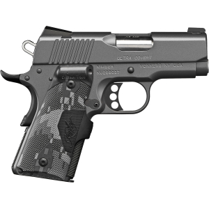 Kimber Mfg.,inc 3000250 Ultra Covert 45 ACP 7+1 3" Stainless Steel Slide Charcoal Gray KimPro II Frame Serrations Crimson Trace Urban Camouflage Grip