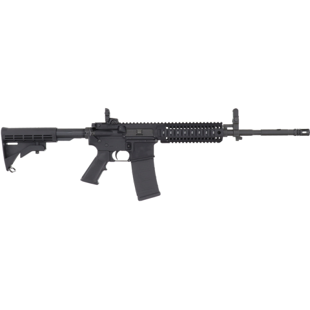 COLT 223 CARBINE QUAD RAIL - 16.1" BBL. AS 30-SHOT BLK MONO