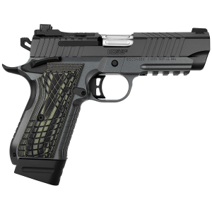 Kimber Mfg.,inc 3100016 KDS9C  9mm 15+1 4.09" KimPro Gray Front and Rear Serrations Stainless Steel OD Green G-10 Grip