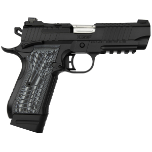 Kimber Mfg.,inc 3100014 KDS9C Rail 9mm 15+1 18+1 4.09" KimPro Black Front and Rear Serrations Stainless Steel G-10 Grip