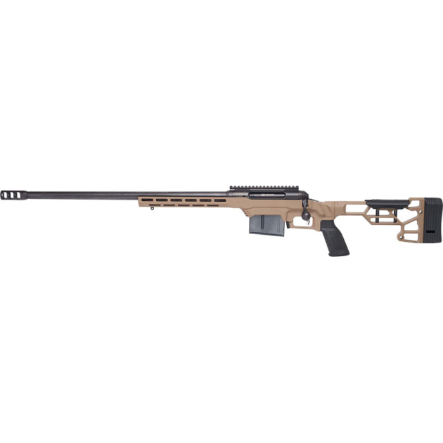 SAVAGE 110 PRECISION LH 24" - 338LAPUA MDT LSS CHASSIS FDE
