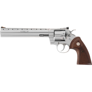 COLT PYTHON 357MAG 8" SS - ADJ SIGHT WALNUT