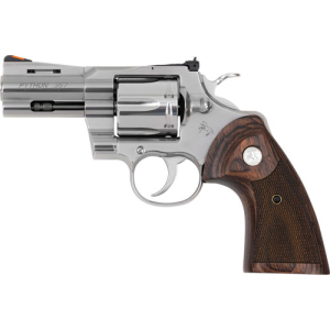 COLT PYTHON 357MAG 3" SS - ADJ SIGHT WALNUT