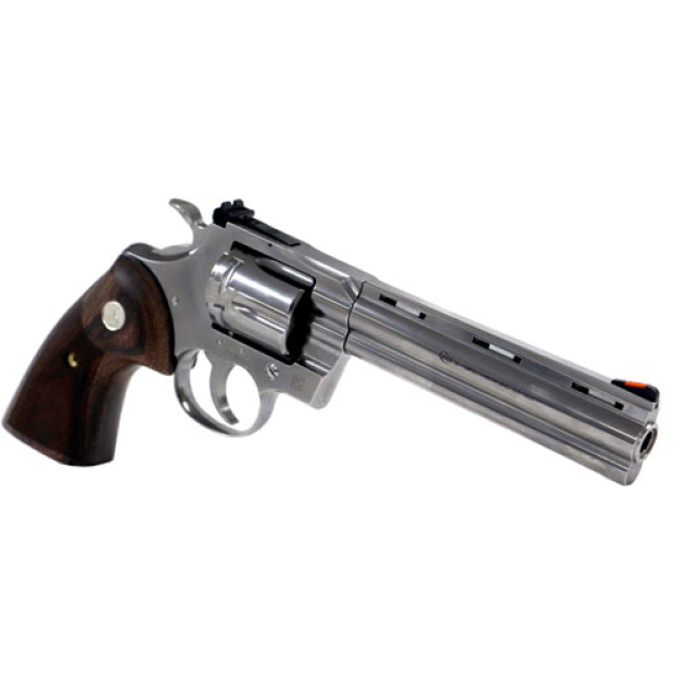 COLT PYTHON 357MAG 6" SS - ADJ SIGHT WALNUT