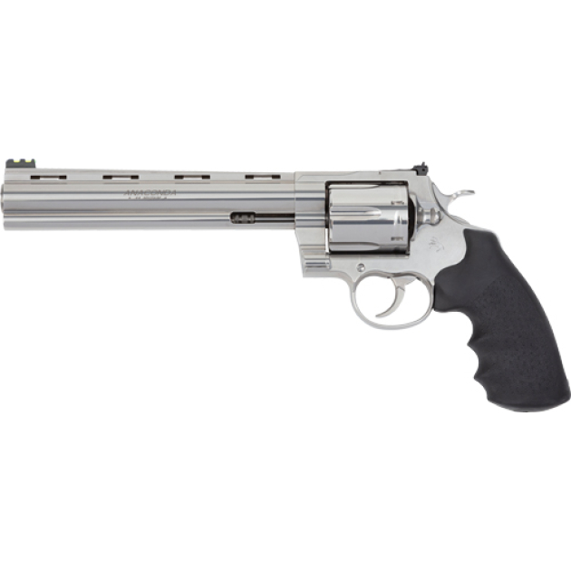 COLT ANACONDA 44MAG 8" SS - ADJ SIGHT RUBBER GREEN FO