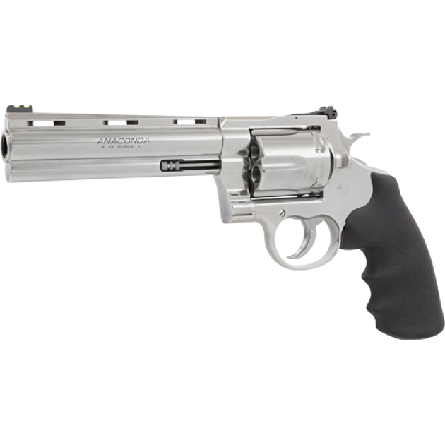 COLT ANACONDA 44MAG 6"SS - ADJ SIGHT RUBBER GREEN FO