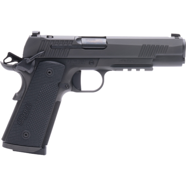 SIG 1911 X 45ACP 5" XRAY-3 - OR (2)8RD G10 STEEL BLACK