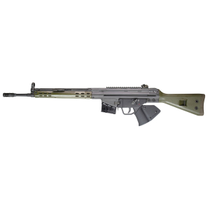 PTR 400 GIR *CA Compliant *Reconditioned 308 Win,7.62x51mm NATO 18" 10+1, Black Parkerized Reciever with Scope Mount, Green Synthetic Stock (Stock May Be Blemished), Black California Paddle Grip