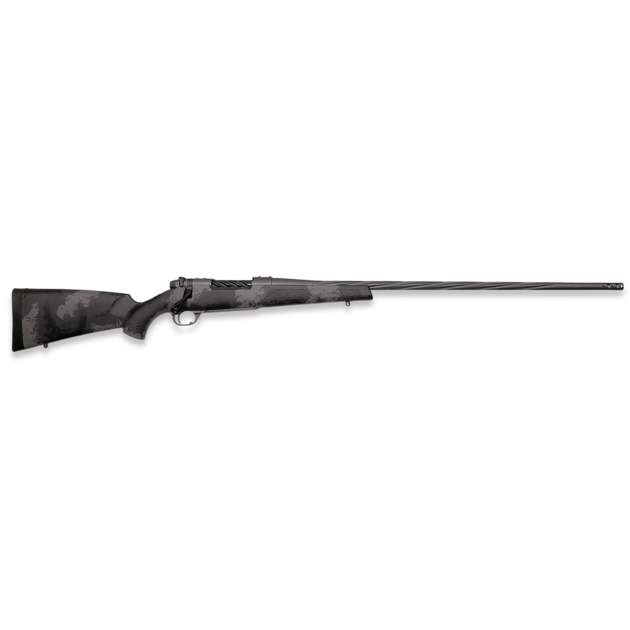 Weatherby MLW01N240WR6B Mark V Live Wild 240 Wthby Mag 4+1 24" Carbon Gray Cerakote Fluted Threaded Barrel, Drilled & Tapped Steel Receiver, Fixed Black & Gray Accents Polymer Stock, Right Hand