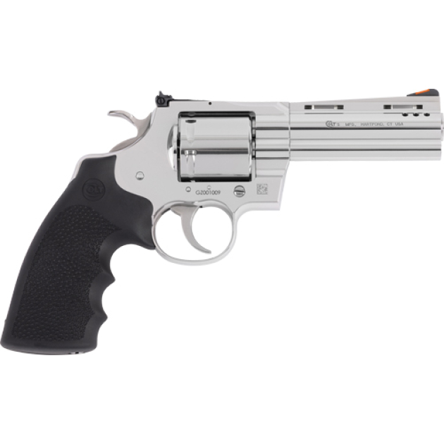 COLT GRIZZLY 357MAG 4.25" - POLISHED SS/HOGUE GRIPS