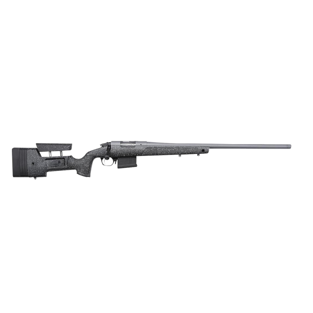 Bergara Rifles BPR2065MCHB Premier HMR Pro 6.5 Creedmoor 5+1 24" Heavy/Threaded Barrel, Tactical Gray Cerakote, Black with Gray Fleck Stock