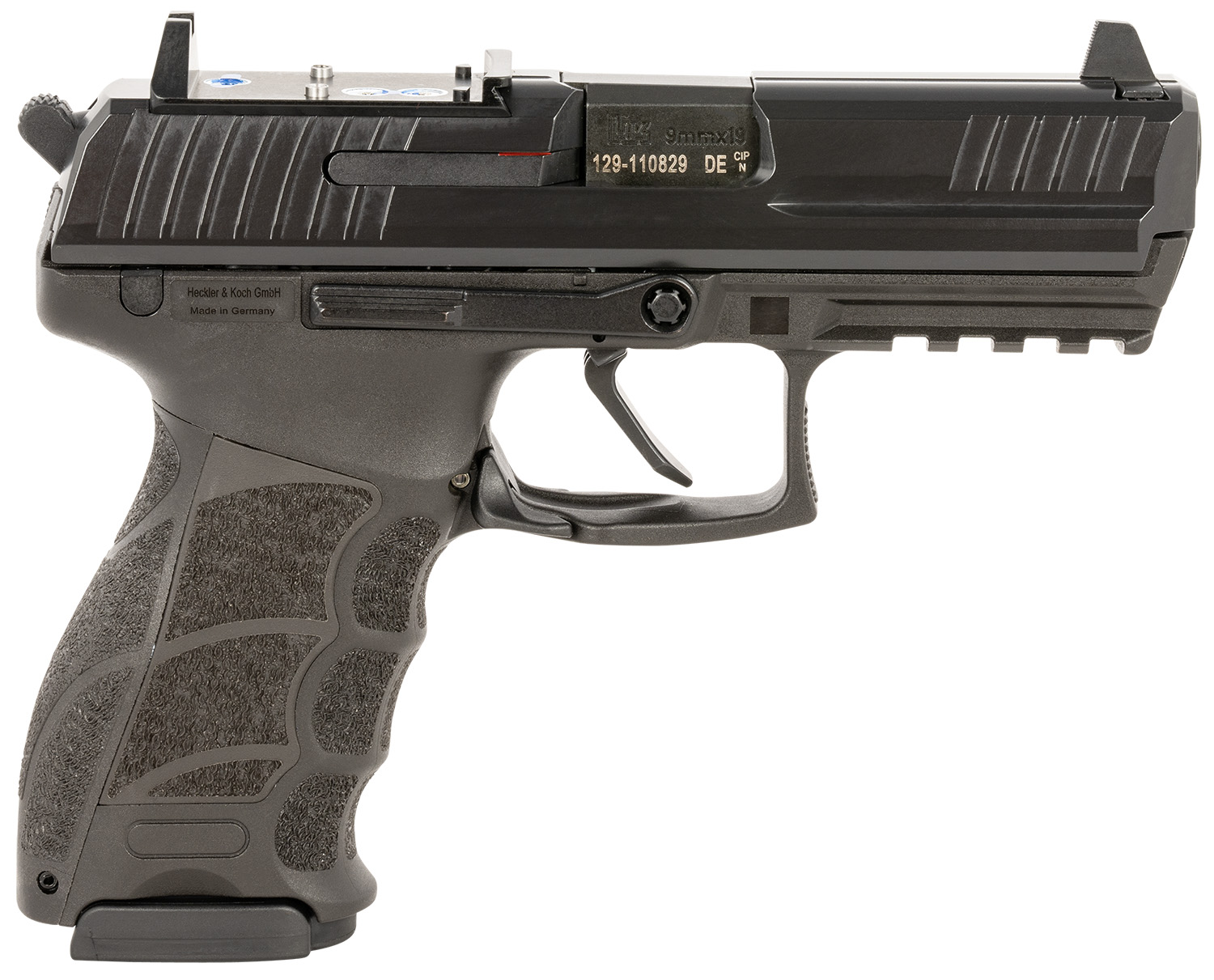 Langdon Tactical Tech LTTDP30FTJ10RMR HK P30 LTT Compact Frame 9mm Luger 17+1 3.90" Black Steel Barrel